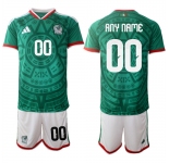 Men's Mexico Custom Any Name And Number National Team FIFA x World Cup 2026 Home Green On Field Jersey