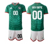 Men's Mexico Custom Any Name And Number National Team FIFA x World Cup 2026 Home Green On Field Jersey