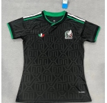 Women Mexico 2026 Blank Black Jersey