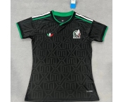 Women Mexico 2026 Blank Black Jersey