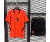 Men's Holland Blank 2026 Home Soccer Jersey Suit