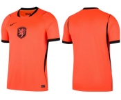 Men's Netherlands Custom Orange 2026 Home Soccer Jersey