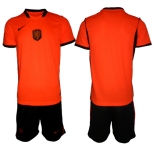 Men's Netherlands Custom Orange 2026 Stadium Home Soccer Jersey Suit