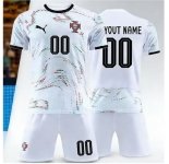 2026 FIFA World Cup Portugal Soccer White Jersey Custom