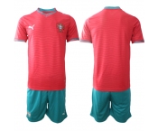 Men's Portugal Bland Or Custom National Team FIFA x World Cup 2026 Home Red On Eusebio special edition Jersey