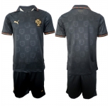 Men's Portugal Blank National Team FIFA x World Cup 2026 Away Gray On Eusebio special edition Jersey