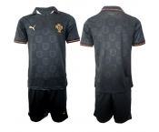 Men's Portugal Blank National Team FIFA x World Cup 2026 Away Gray On Eusebio special edition Jersey