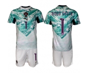 Men's Portugal Team #1 Diogo Costa Green 2026 World Cup Away Soccer Jersey Suit