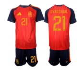 Men's Spain #21 OYARZABAL National Team FIFA x World Cup 2026 Home Red On Field Jerseys