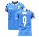 Men Uruguay #9 Luis Suarez Soccer 2024 Jersey Blue II