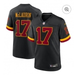 Women Washington Commanders #17 Terry McLaurin Black Nike Hail Raiser Game Stitched Jersey