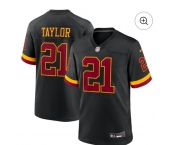 Women Washington Commanders #21 Sean Taylor Black Nike Hail Raiser Game Stitched Jersey