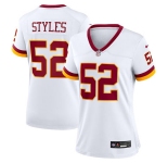 Women's Washington Commanders #52 Sonny Styles Nike White Game Jersey