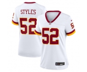 Women's Washington Commanders #52 Sonny Styles Nike White Game Jersey