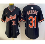 Women's Detroit Tigers #31 Riley Greene Navy Limited Jersey