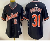 Women's Detroit Tigers #31 Riley Greene Navy Limited Jersey