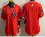 Women's Detroit Tigers Blank Orange Limited Jersey