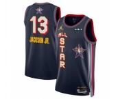 Men 2025 All Star #13 Jaren Jackson Jr Navy Stitched Basketball Jersey
