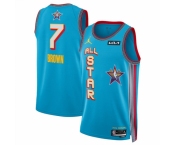 Men 2025 All Star #7 Jaylen Brown Light Blue Stitched Basketball Jersey