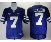 Kansas State Wildcats #7 Collin Klein Purple Jersey