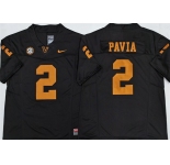 Men's Vanderbilt Commodores #2 Diego Pavia Black F.U.S.E. Vapor Limited Stitched Football Jersey