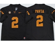 Men's Vanderbilt Commodores #2 Diego Pavia Black F.U.S.E. Vapor Limited Stitched Football Jersey