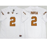 Men's Vanderbilt Commodores #2 Diego Pavia White 2025 F.U.S.E. Vapor Limited Stitched Football Jersey