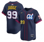 Men's American League #99 Aaron Judge Navy 2025 All-Star Edition Limited Stitched Baseball Jersey