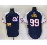 Men's American League #99 Aaron Judge Navy Alternate 2025 All-Star Edition Limited Stitched Baseball Jersey