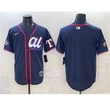 Men's American League Texas Rangers Blank Navy 2025 All-Star Edition Limited Stitched Baseball Jersey