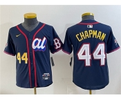 Women's American League #44 Aroldis Chapman Navy 2025 All-Star Edition Limited Stitched Baseball Jersey