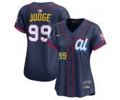 Women's American League #99 Aaron Judge Navy 2025 All-Star Edition Limited Stitched Baseball Jersey