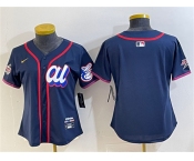 Women's American League Baltimore Orioles Blank Navy 2025 All-Star Edition Limited Stitched Baseball Jersey