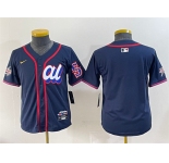 Women's American League Seattle Mariners Blank Navy 2025 All-Star Edition Limited Stitched Baseball Jersey