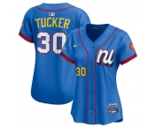 Women's National League #30 Kyle Tucker Blue 2025 All-Star Edition Limited Stitched Baseball Jersey