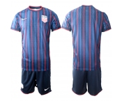 Men's USA Blank or Custom Team FIFA x World Cup 2026 Away On Field Suit Jersey