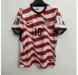 Men's United States #10 Christian Pulisic White Red 2026 Home Soccer Jersey