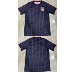 Men's United States Blank Navy Away Jersey