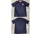 Men's United States Blank Navy Away Jersey