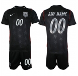 Men's United States Custom Black 2026 Away Soccer Jersey Suit
