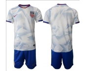 Men's United States USA Blank or Custom Team FIFA x World Cup 2026 Home White On Field Suit Jersey