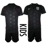 Youth United States Blank Black 2026 Away Soccer Jersey Suit