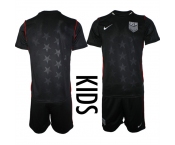 Youth United States Blank Black 2026 Away Soccer Jersey Suit