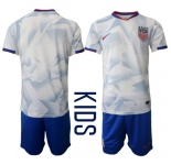 Youth United States Custom White 2026 World Cup Home Soccer Jersey Suit