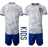 Youth United States USA Blank or Custom Team FIFA x World Cup 2026 Home White On Field Suit Jersey