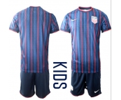 YouthUnited States USA Blank or Custom Team FIFA x World Cup 2026 Away On Field Suit Jersey