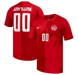 Men's Canada Custom 2026 Red Home Soccer Jersey