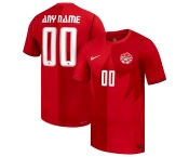 Men's Canada Custom 2026 Red Home Soccer Jersey