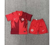 Youth Canada Blank 2026 Home Soccer Jersey Suit