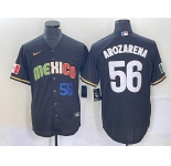 Men's Mexico Baseball #56 Randy Arozarena Black Stitched Jersey
